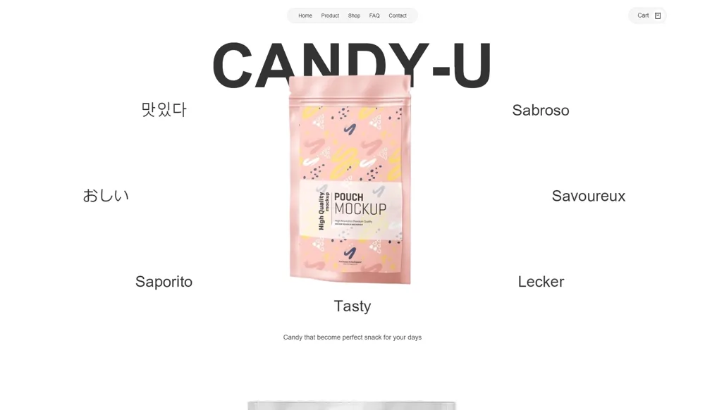 Candy E-commerce Design